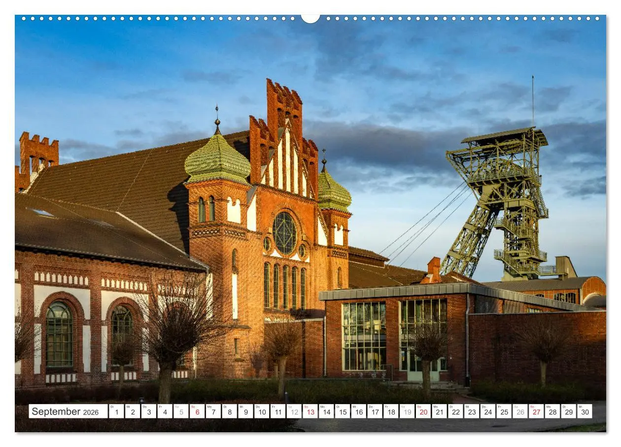 Bild: 9783457440070 | Die Zechen im Ruhrpott (Wandkalender 2026 DIN A2 quer), CALVENDO...