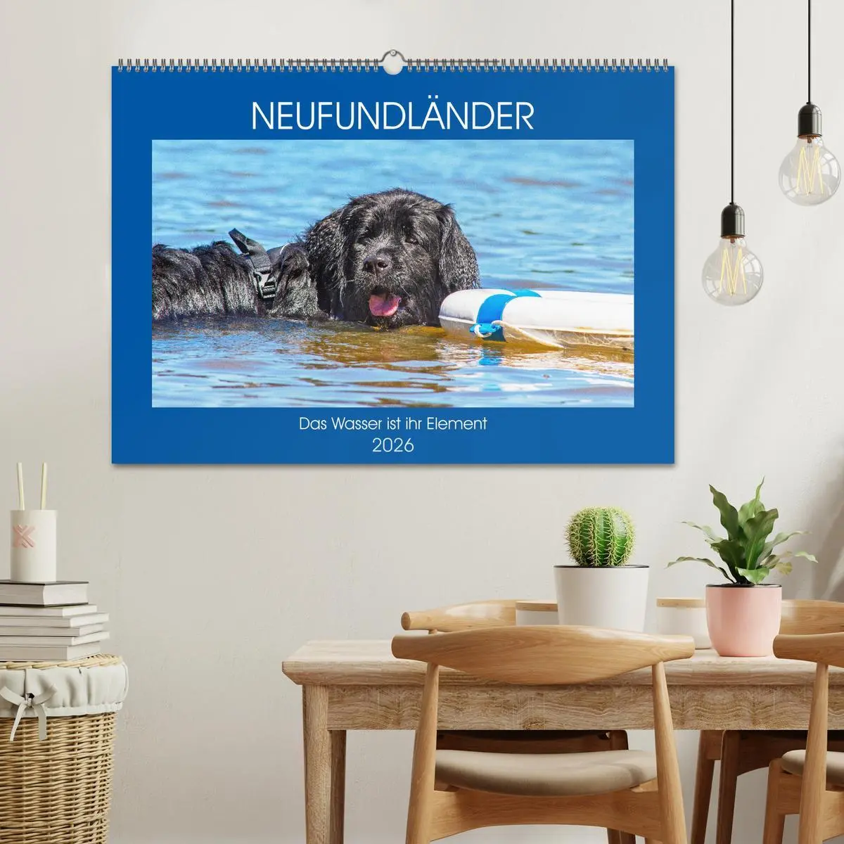 Bild: 9783457820070 | Neufundländer - Das Wasser ist ihr Element (Wandkalender 2026 DIN...