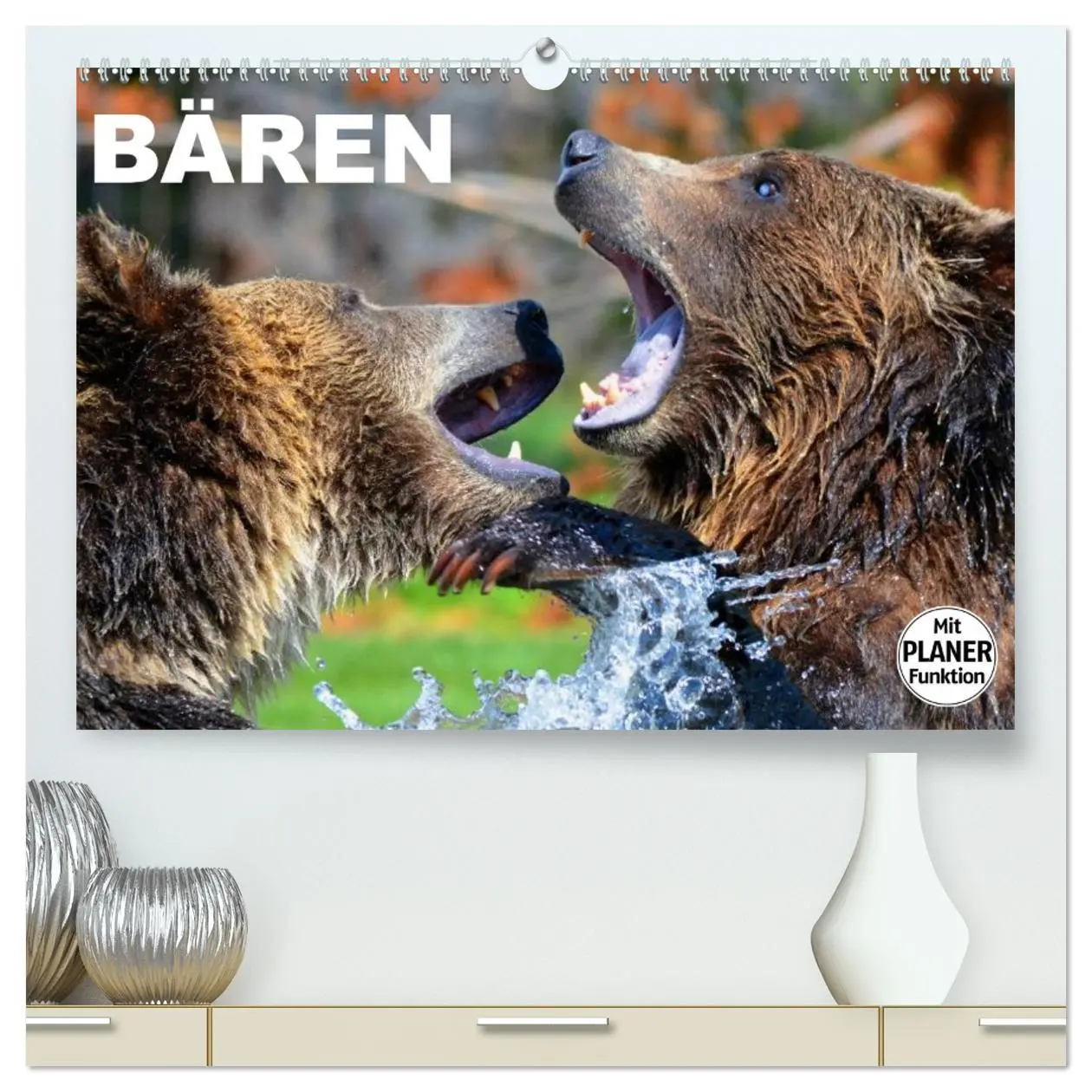 Cover: 9783457990070 | Bären (hochwertiger Premium Wandkalender 2026 DIN A2 quer),...
