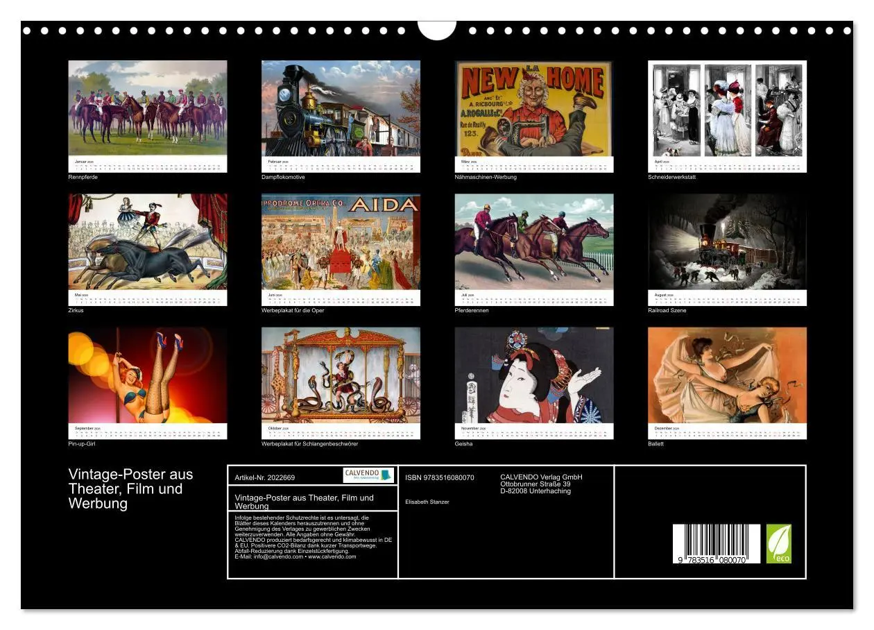 Bild: 9783516080070 | Vintage-Poster aus Theater, Film und Werbung (Wandkalender 2026 DIN...