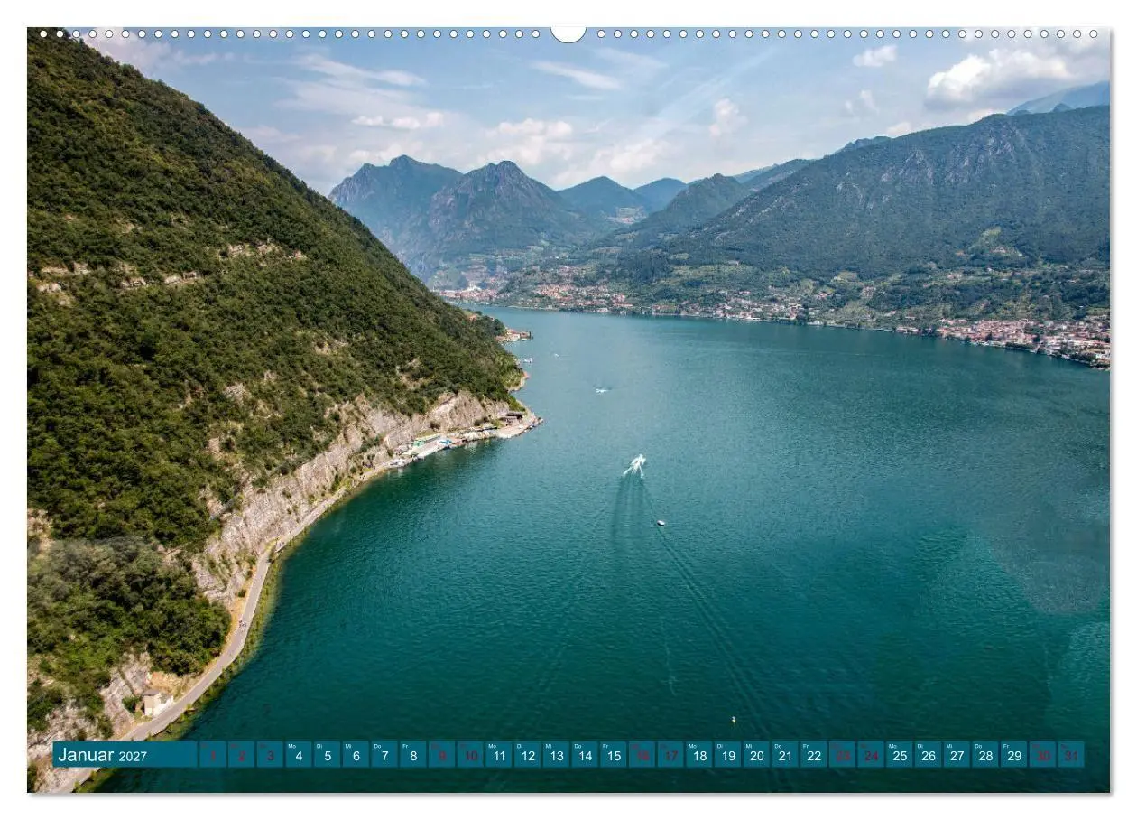 Bild: 9783569480070 | Iseo-See (hochwertiger Premium Wandkalender 2027 DIN A2 quer),...