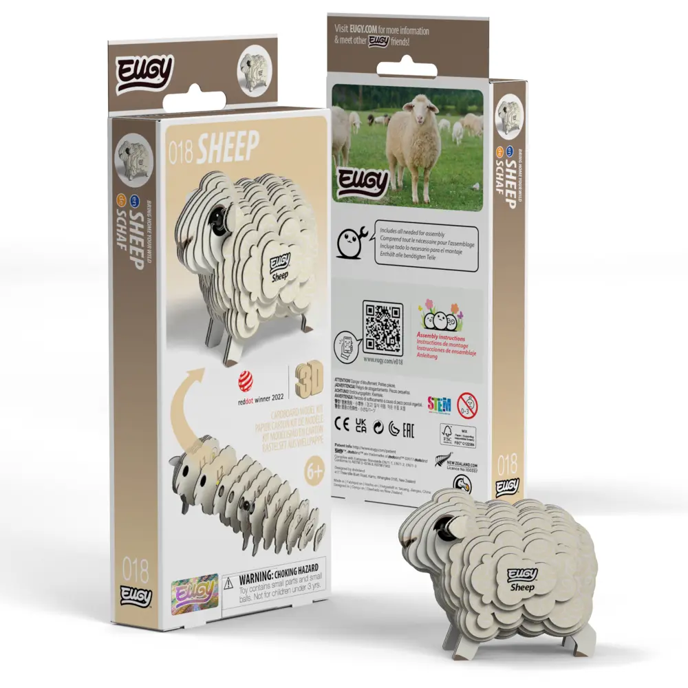 Eugy - 3D Bastelset Schaf