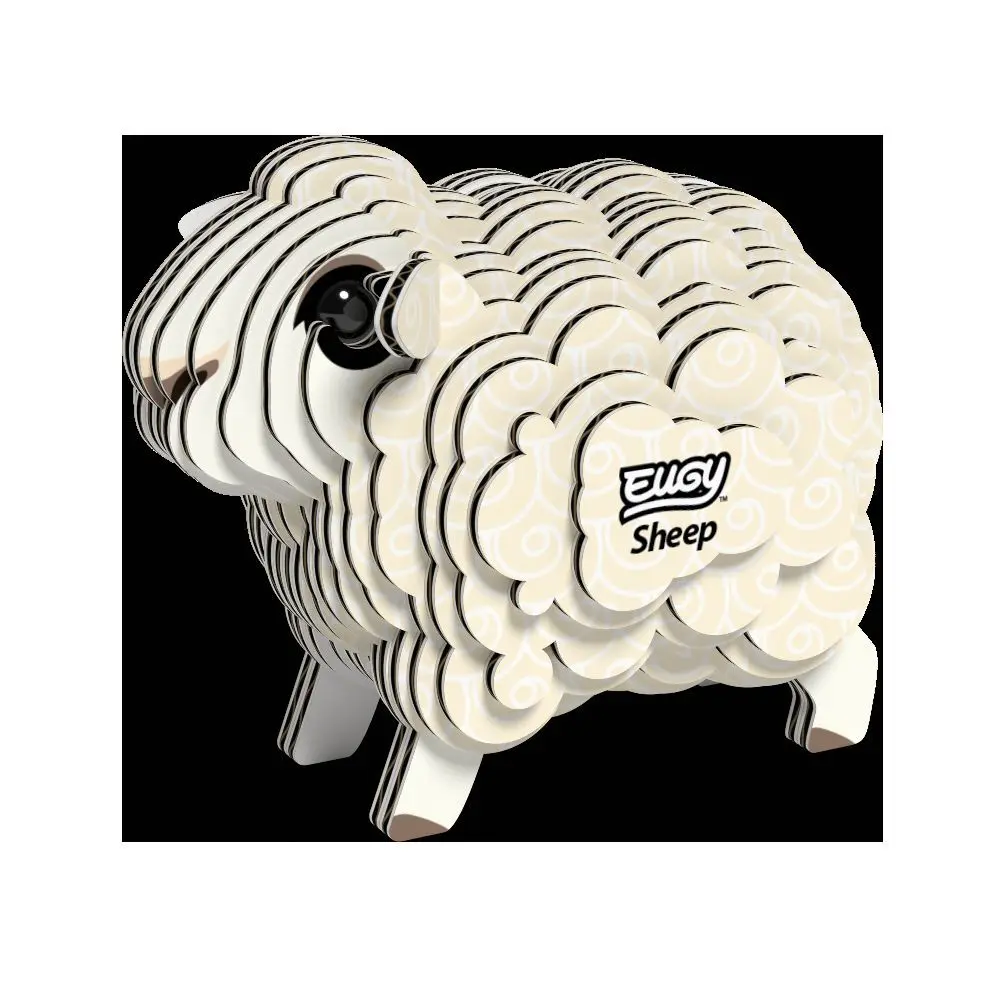 Bild: 9421035150170 | EUGY - 3D Bastelset Schaf | Kit (Bastelset) | In Karton | 650018