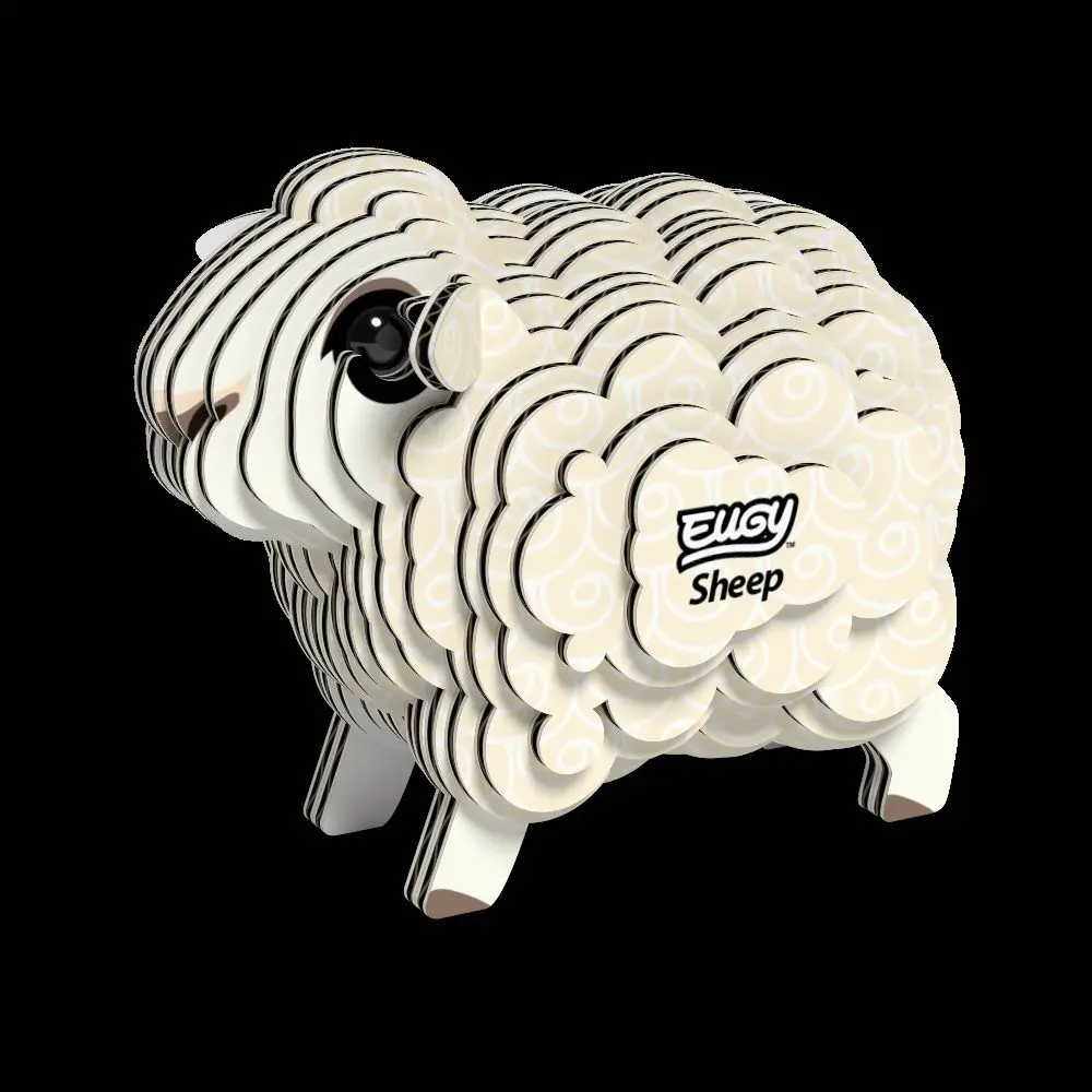 Bild: 9421035150170 | EUGY - 3D Bastelset Schaf | Kit (Bastelset) | In Karton | 650018