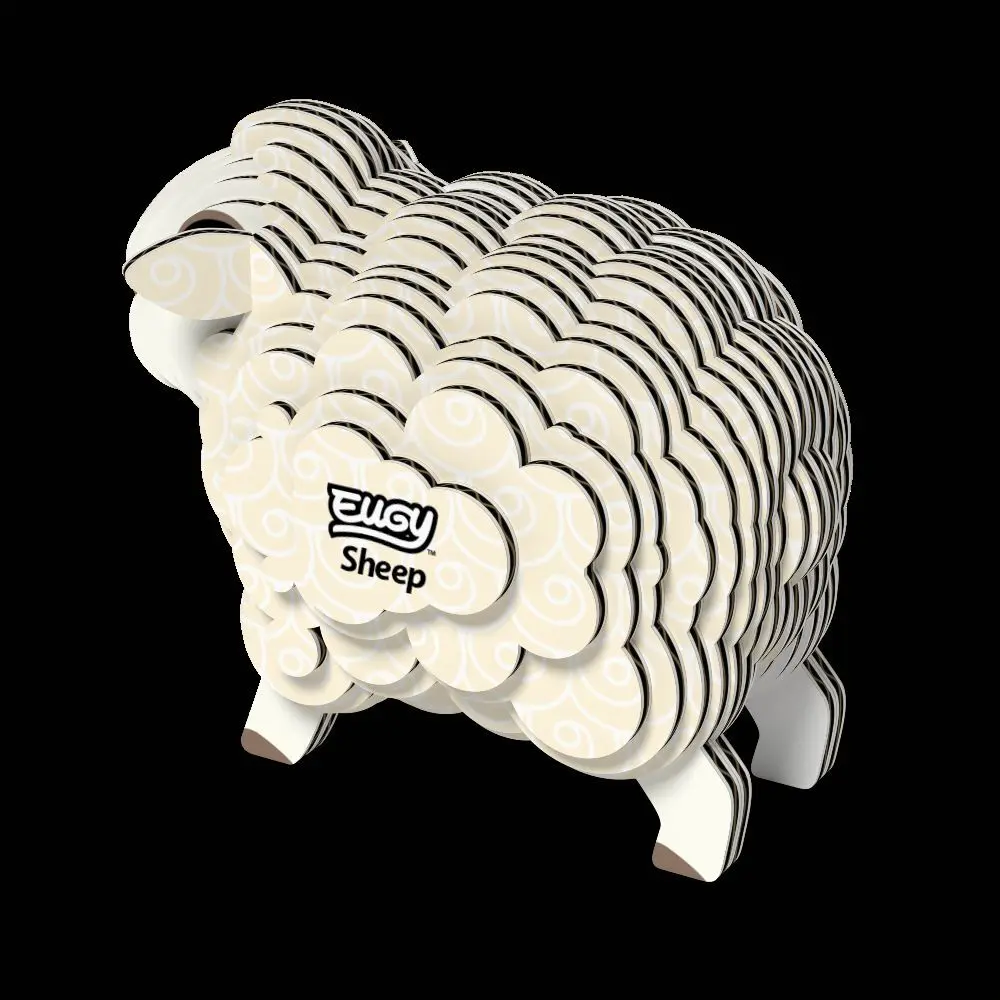 Bild: 9421035150170 | EUGY - 3D Bastelset Schaf | Kit (Bastelset) | In Karton | 650018