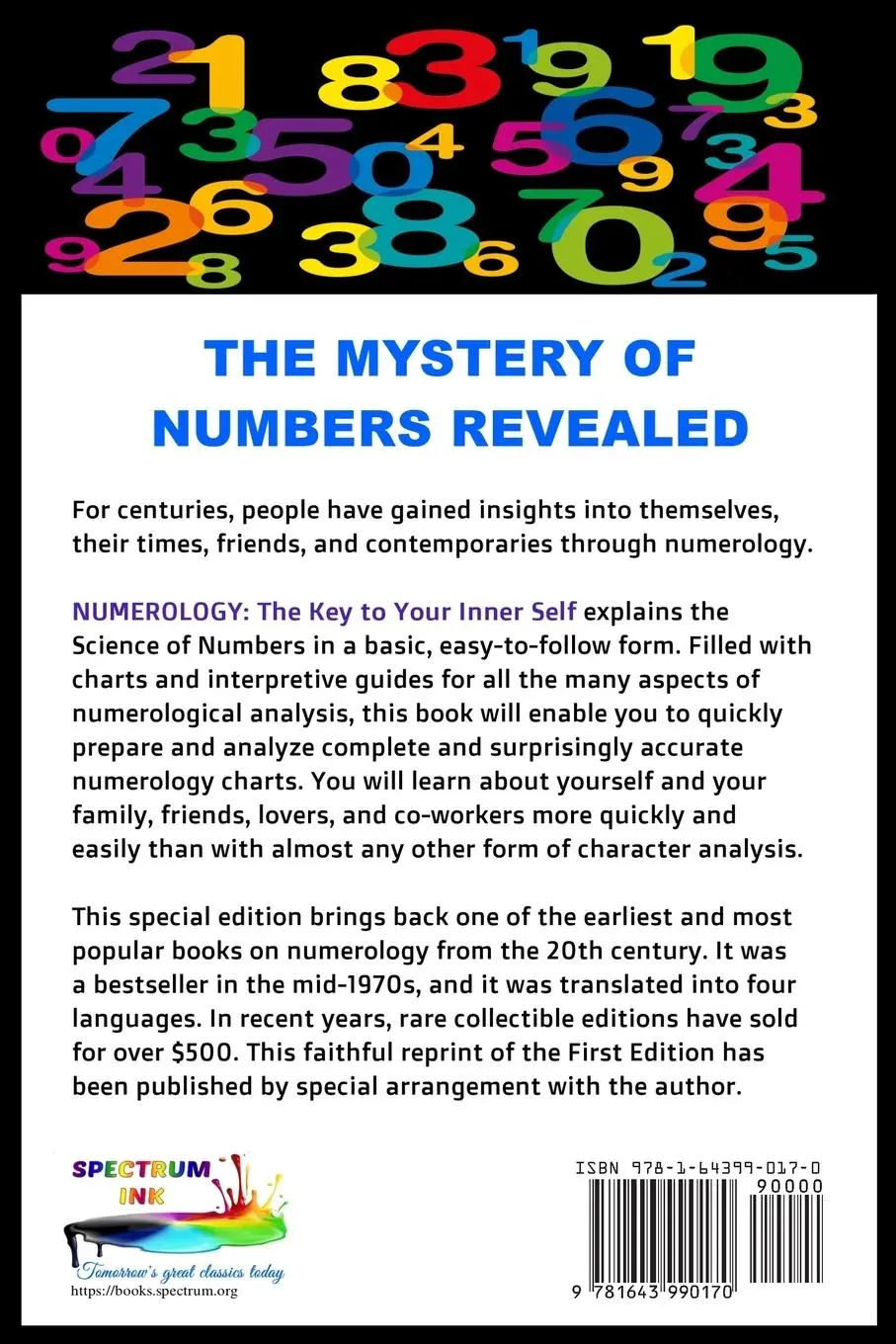 Rückseite: 9781643990170 | NUMEROLOGY | The Key to Your Inner Self | Richard De A'Morelli | Buch