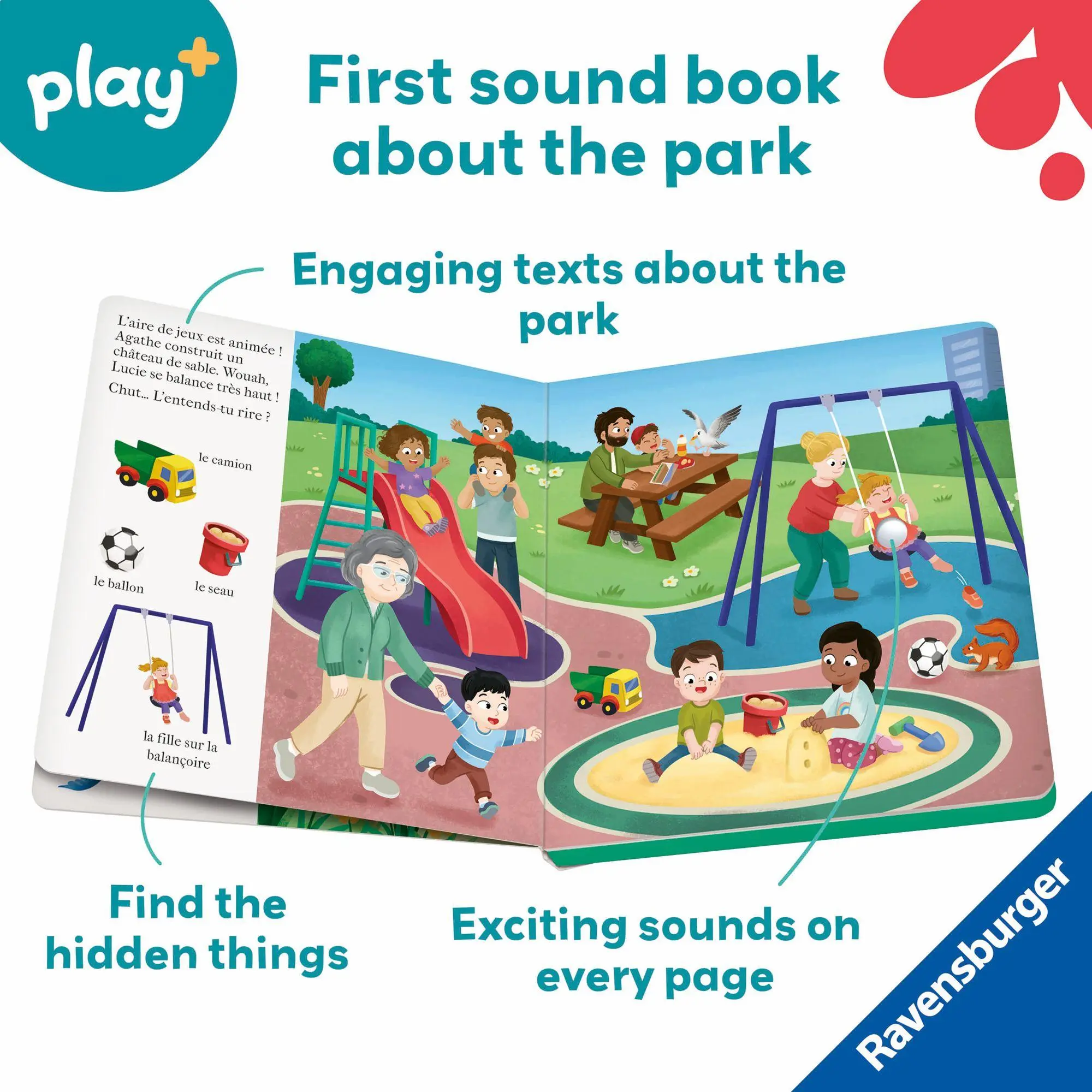Bild: 9783380970170 | Play+ Shh ... who's there? At the Park (sound book) | Maria Höck
