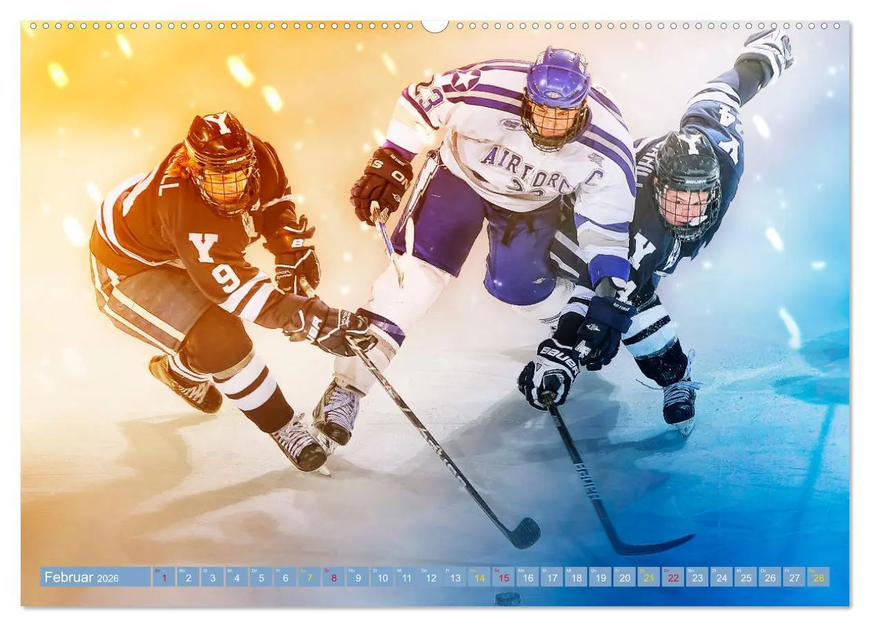 Bild: 9783457740170 | Eishockey - Fight (hochwertiger Premium Wandkalender 2026 DIN A2...