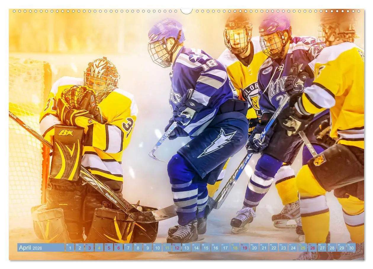 Bild: 9783457740170 | Eishockey - Fight (hochwertiger Premium Wandkalender 2026 DIN A2...