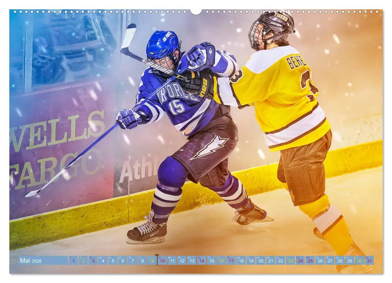 Bild: 9783457740170 | Eishockey - Fight (hochwertiger Premium Wandkalender 2026 DIN A2...
