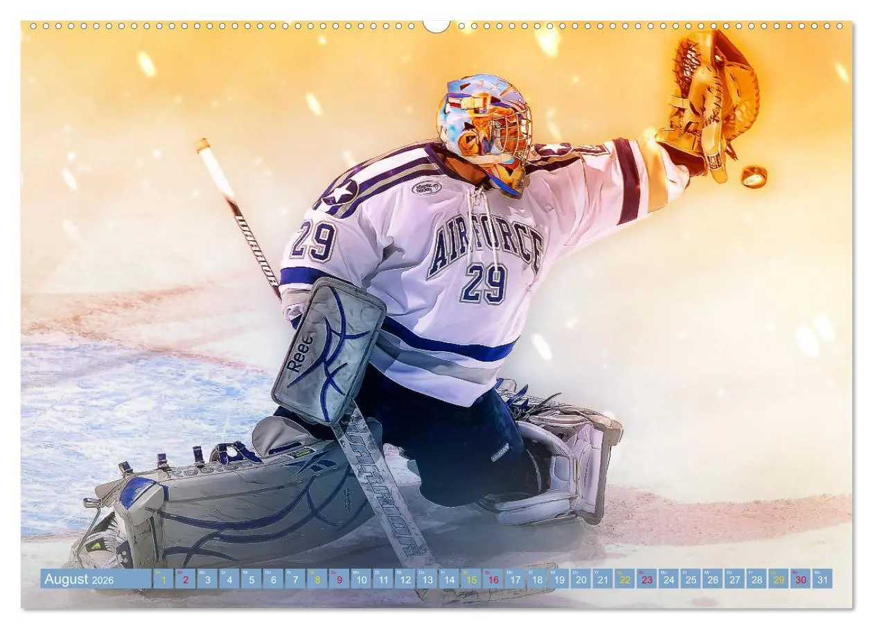 Bild: 9783457740170 | Eishockey - Fight (hochwertiger Premium Wandkalender 2026 DIN A2...