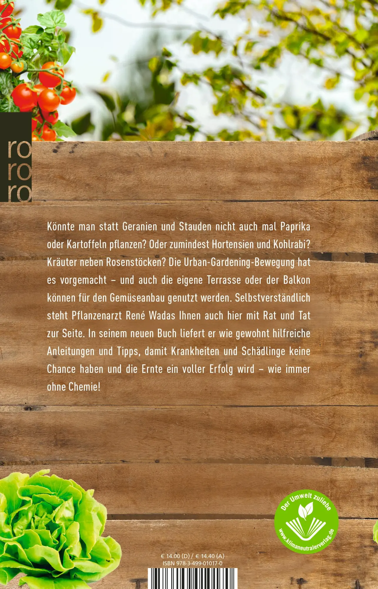 Rückseite: 9783499010170 | Der Pflanzenarzt: Gesundes Gemüse anbauen | René Wadas | Taschenbuch