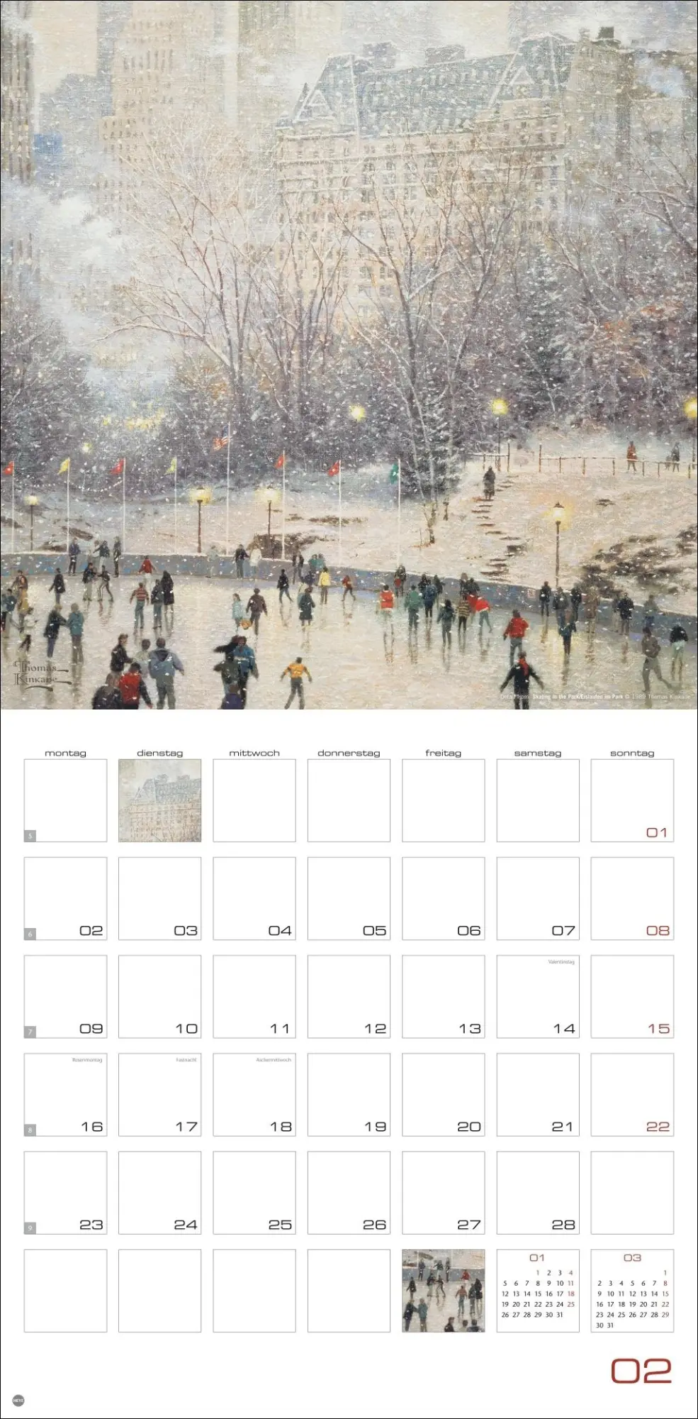 Bild: 9783756410170 | Thomas Kinkade: Land of Light Broschurkalender 2026 | Thomas Kinkade