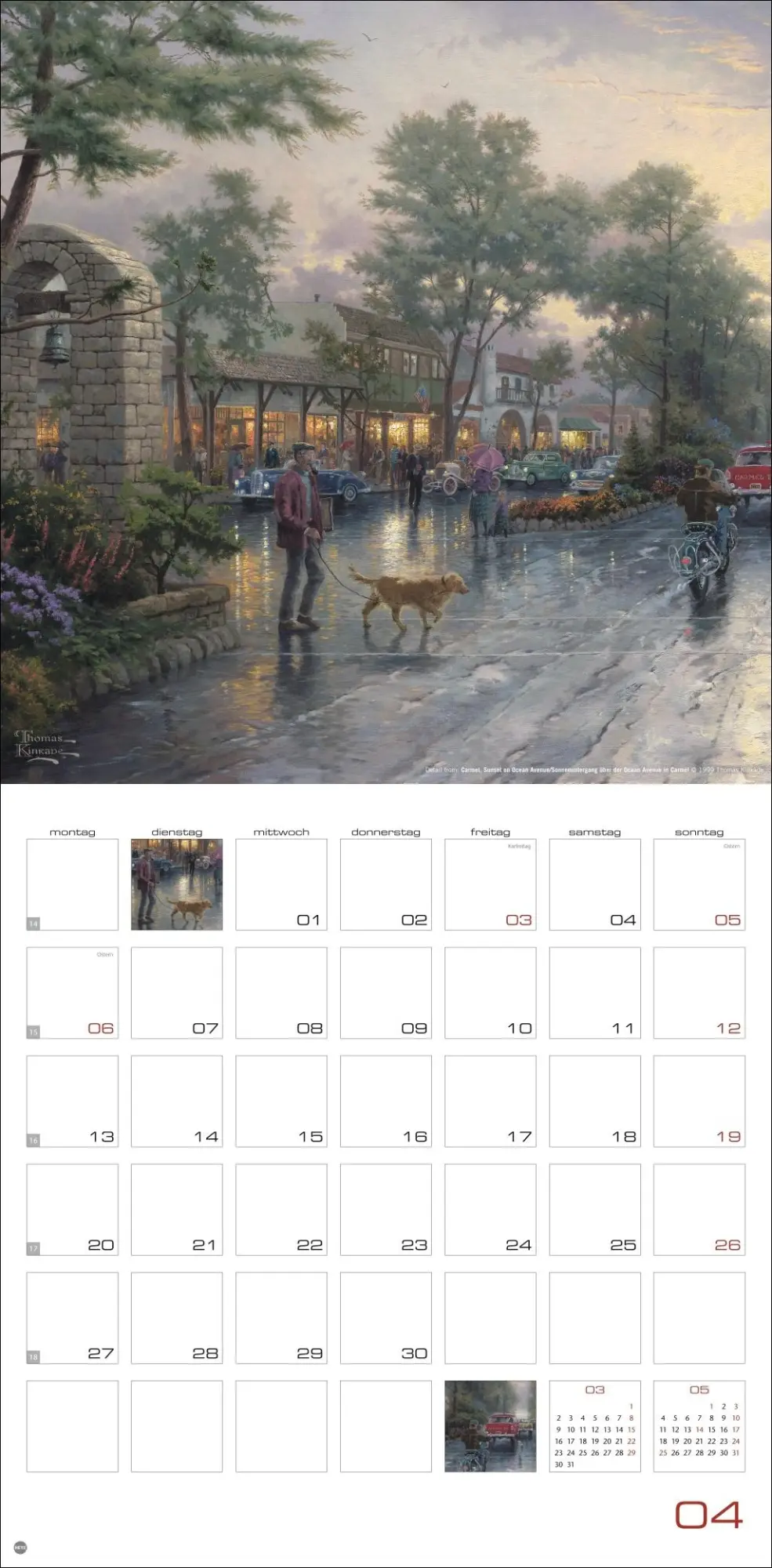 Bild: 9783756410170 | Thomas Kinkade: Land of Light Broschurkalender 2026 | Thomas Kinkade