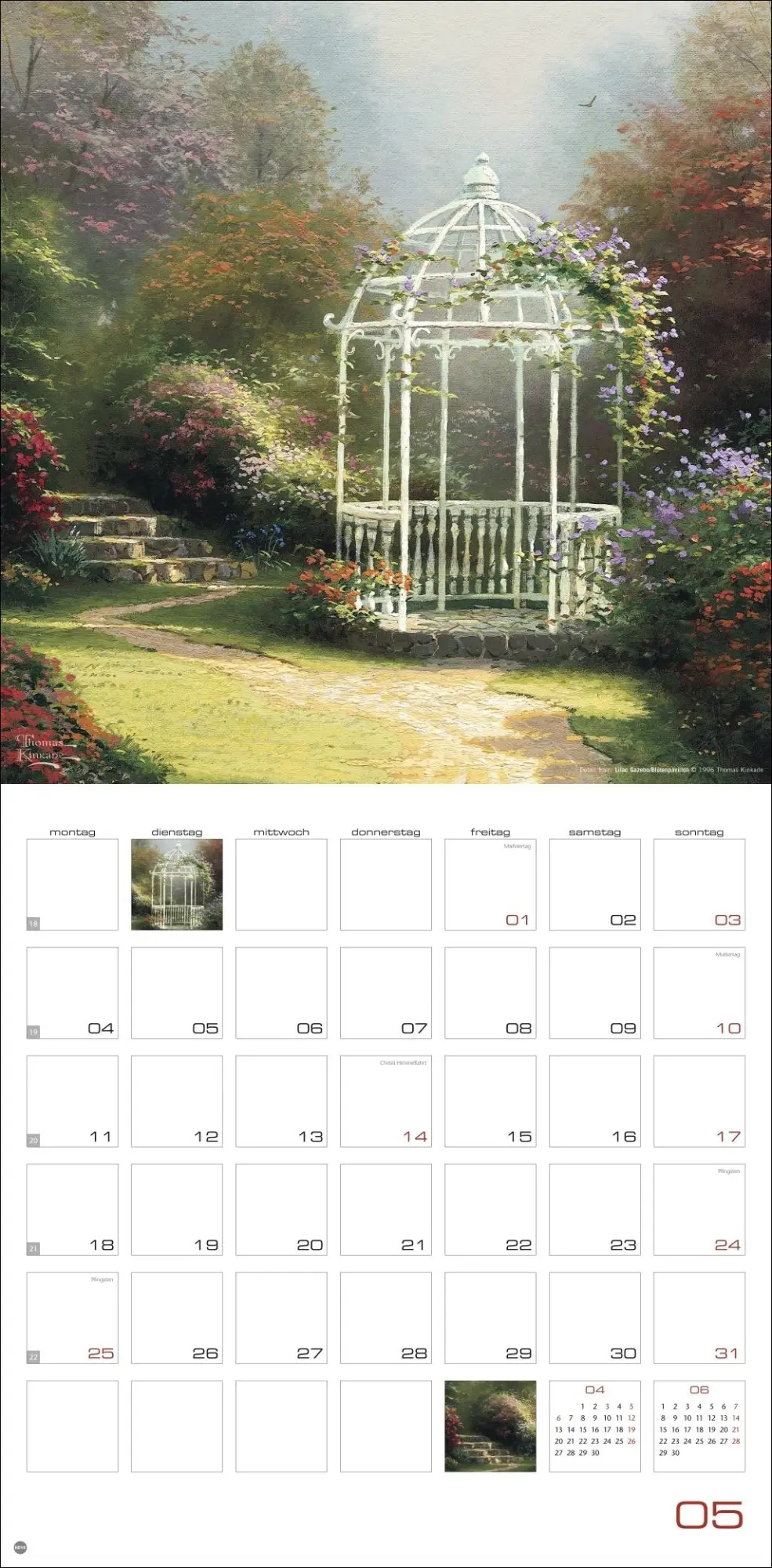 Bild: 9783756410170 | Thomas Kinkade: Land of Light Broschurkalender 2026 | Thomas Kinkade