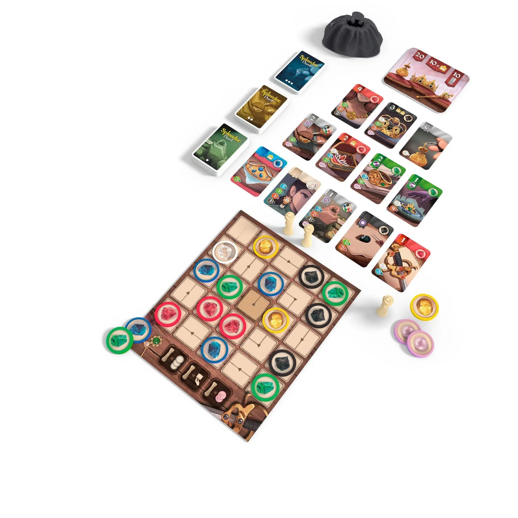Bild: 3558380100270 | Splendor Duel | Space Cowboys | Spiel | Brettspiel | SCOD0087 | 2022