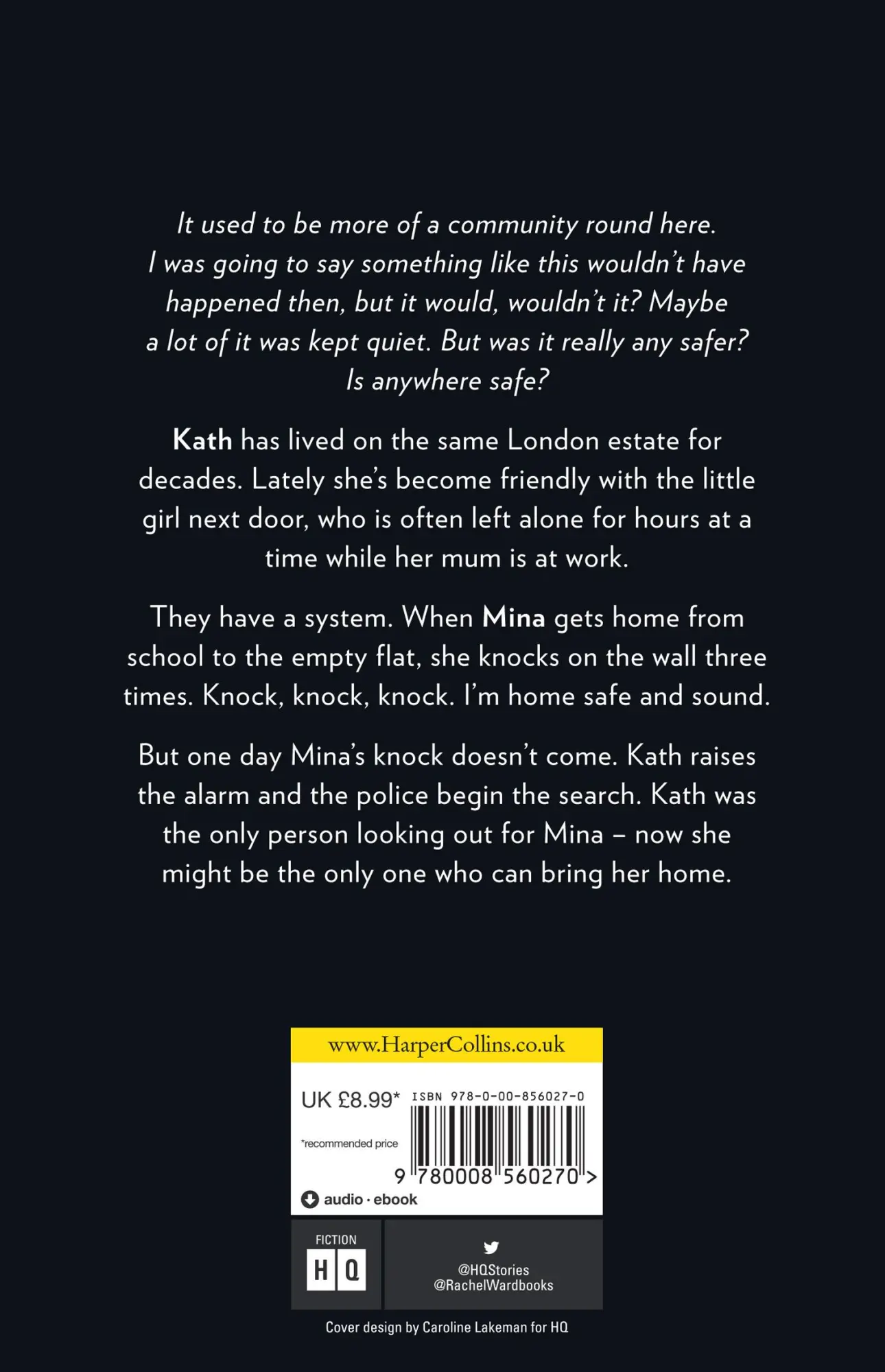 Rückseite: 9780008560270 | Safe With You | R. M. Ward | Taschenbuch | Kartoniert / Broschiert