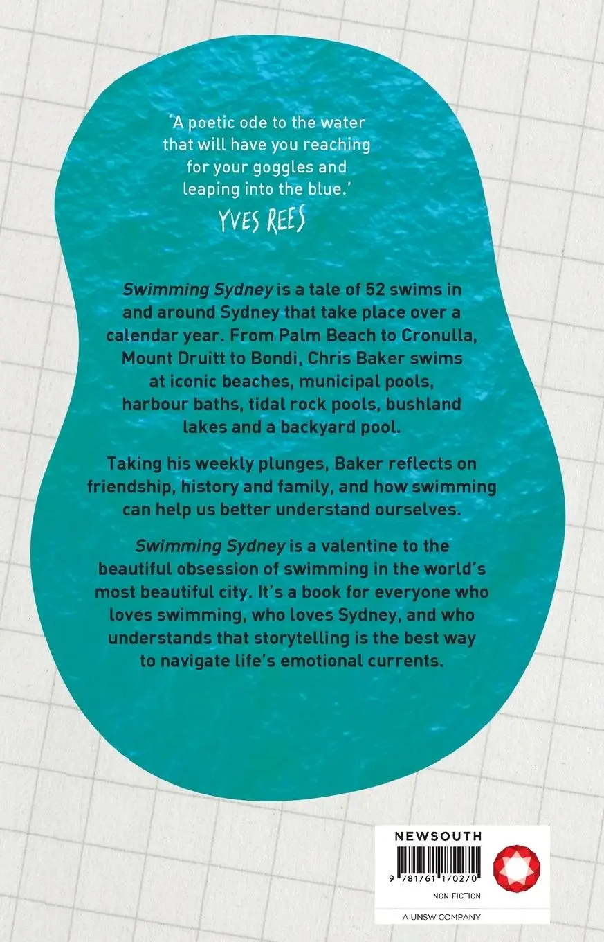 Rückseite: 9781761170270 | Swimming Sydney | A tale of 52 swims | Chris Baker | Taschenbuch