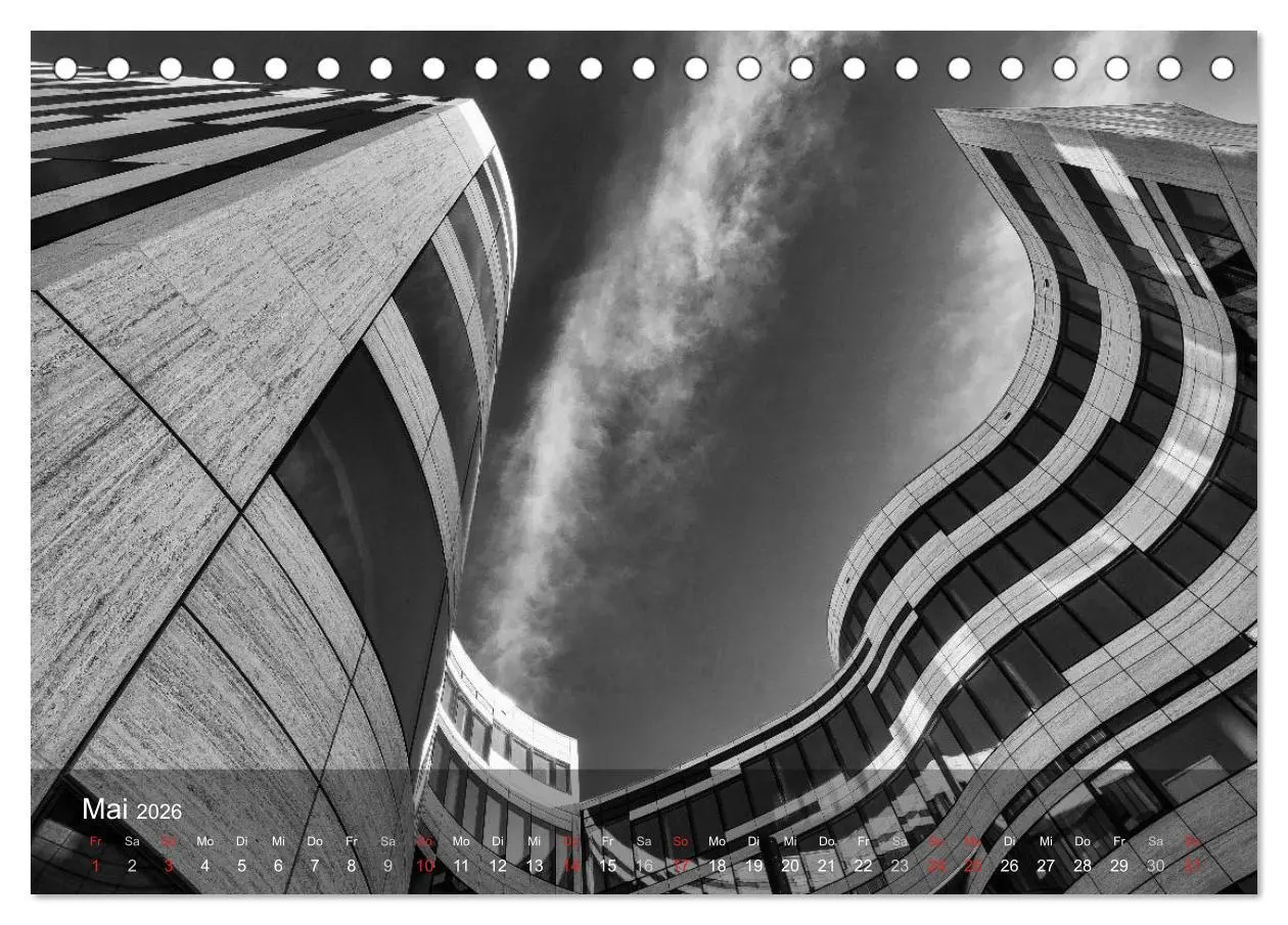 Bild: 9783516060270 | Düsseldorf Ansichten in Schwarz-Weiß (Tischkalender 2026 DIN A5...