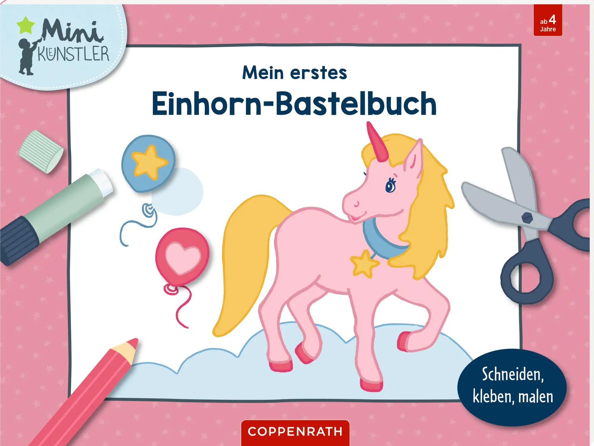 Cover: 9783649650270 | Mein erstes Einhorn-Bastelbuch | Schneiden, kleben, malen | Wagner