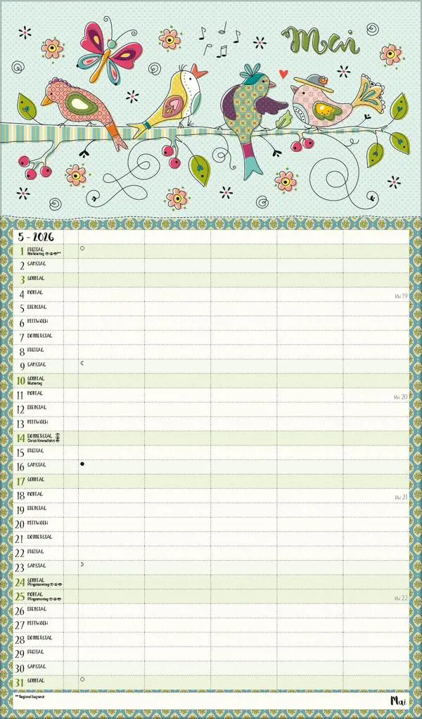 Bild: 9783731890270 | Happy Life 2026 | Verlag Korsch | Kalender | 14 S. | Deutsch | 2027