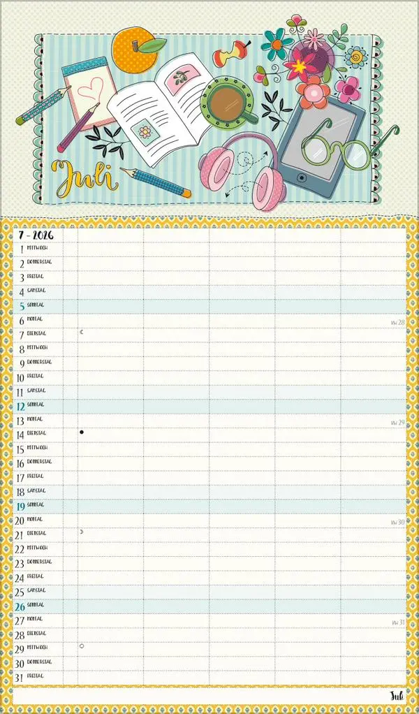 Bild: 9783731890270 | Happy Life 2026 | Verlag Korsch | Kalender | 14 S. | Deutsch | 2027