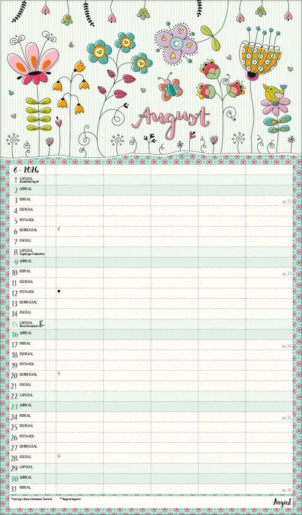 Bild: 9783731890270 | Happy Life 2026 | Verlag Korsch | Kalender | 14 S. | Deutsch | 2027