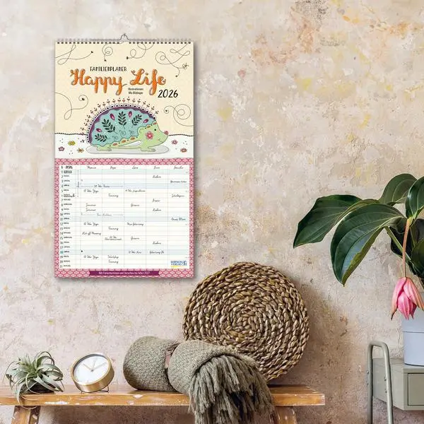 Bild: 9783731890270 | Happy Life 2026 | Verlag Korsch | Kalender | 14 S. | Deutsch | 2027
