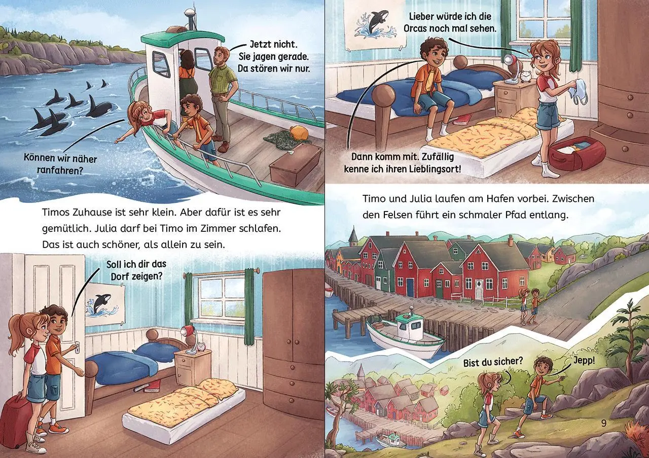 Bild: 9783743220270 | Leselöwen 3. Klasse - Orcas in Gefahr | Sabine Giebken | Buch | 64 S.