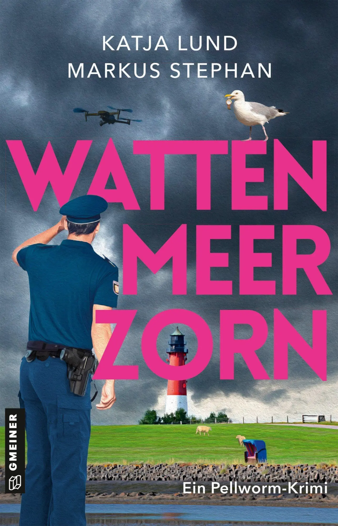 Cover: 9783839280270 | Wattenmeerzorn | Ein Pellworm-Krimi | Katja Lund (u. a.) | Taschenbuch