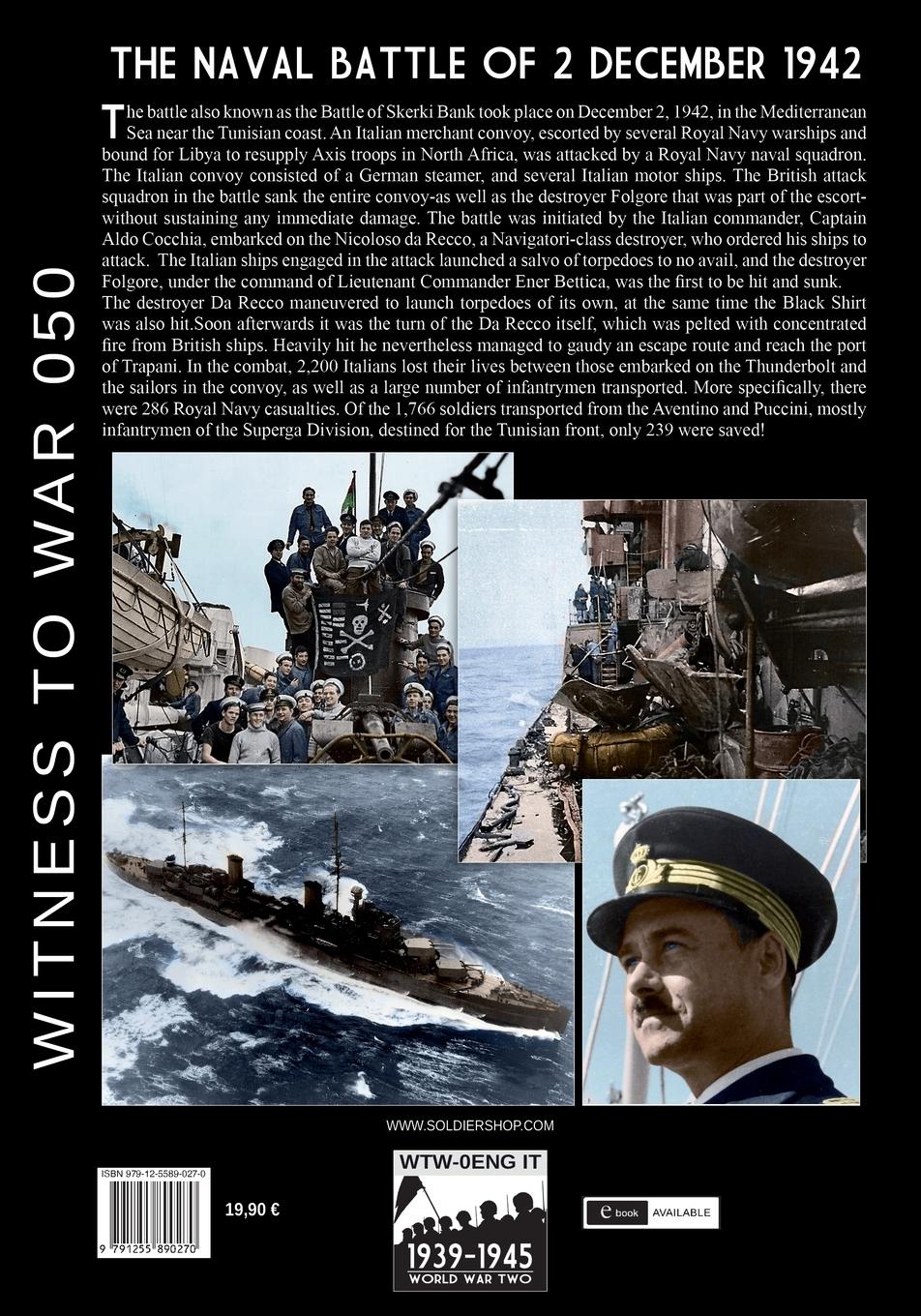 Rückseite: 9791255890270 | The naval battle of 2 december 1942 in the Siciliy Channel | Mattesini