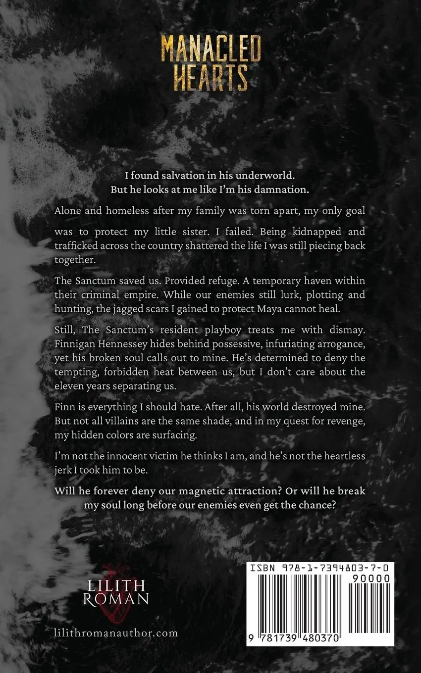 Rückseite: 9781739480370 | Manacled Hearts | an Age Gap Mafia Romance | Lilith Roman | Buch