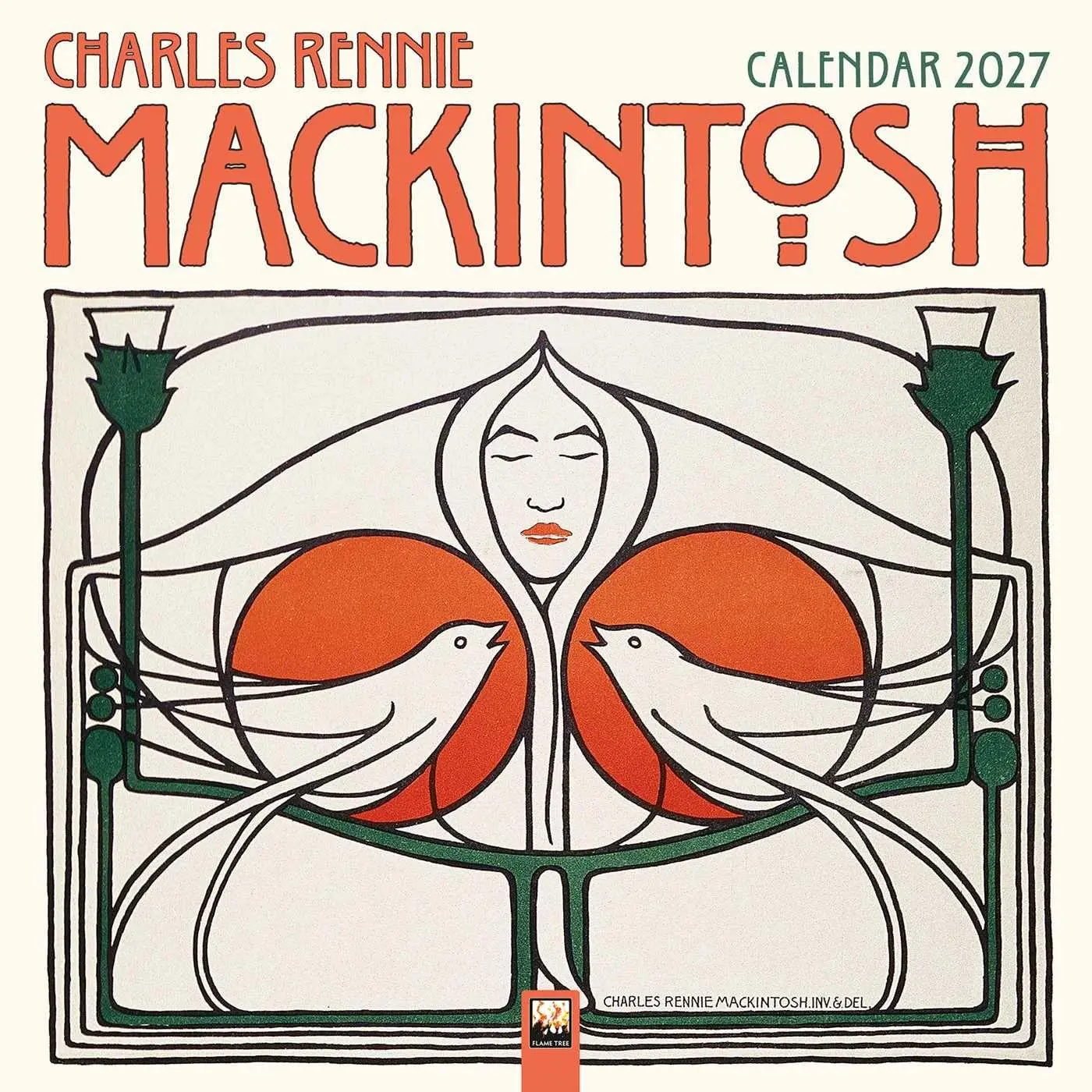 Cover: 9781806940370 | Charles Rennie Mackintosh 2027 - Original Flame Tree...