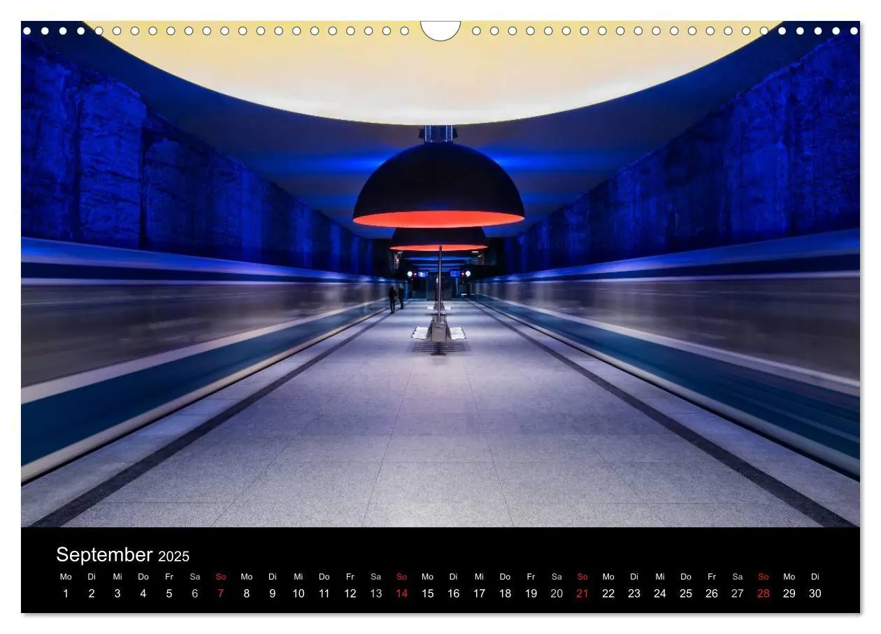 Bild: 9783435490370 | MetroMUC, Stationen im Untergrund Münchens (Wandkalender 2025 DIN...