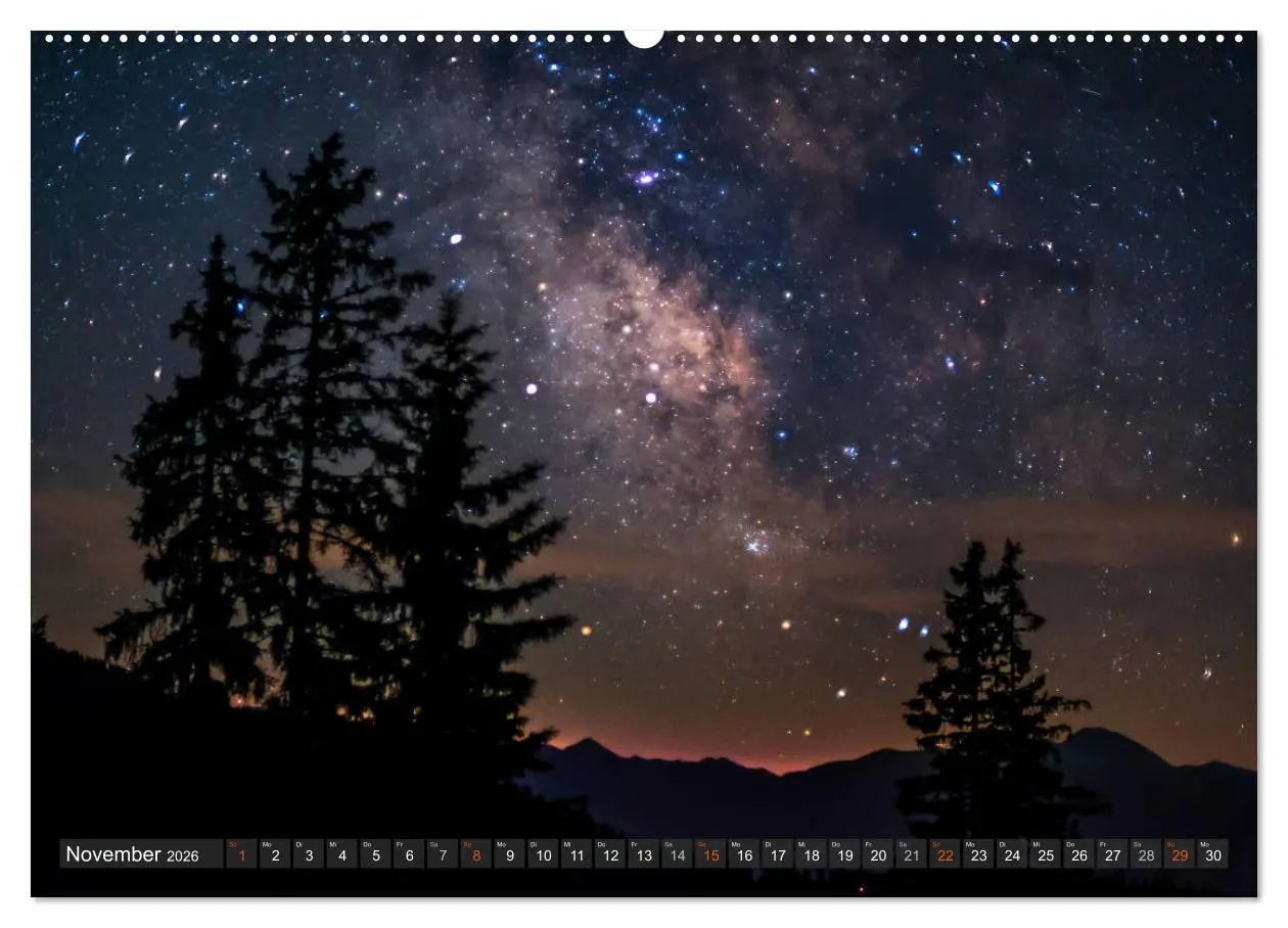 Bild: 9783457890370 | Himmelslichter - Mond und Sterne (Wandkalender 2026 DIN A2 quer),...