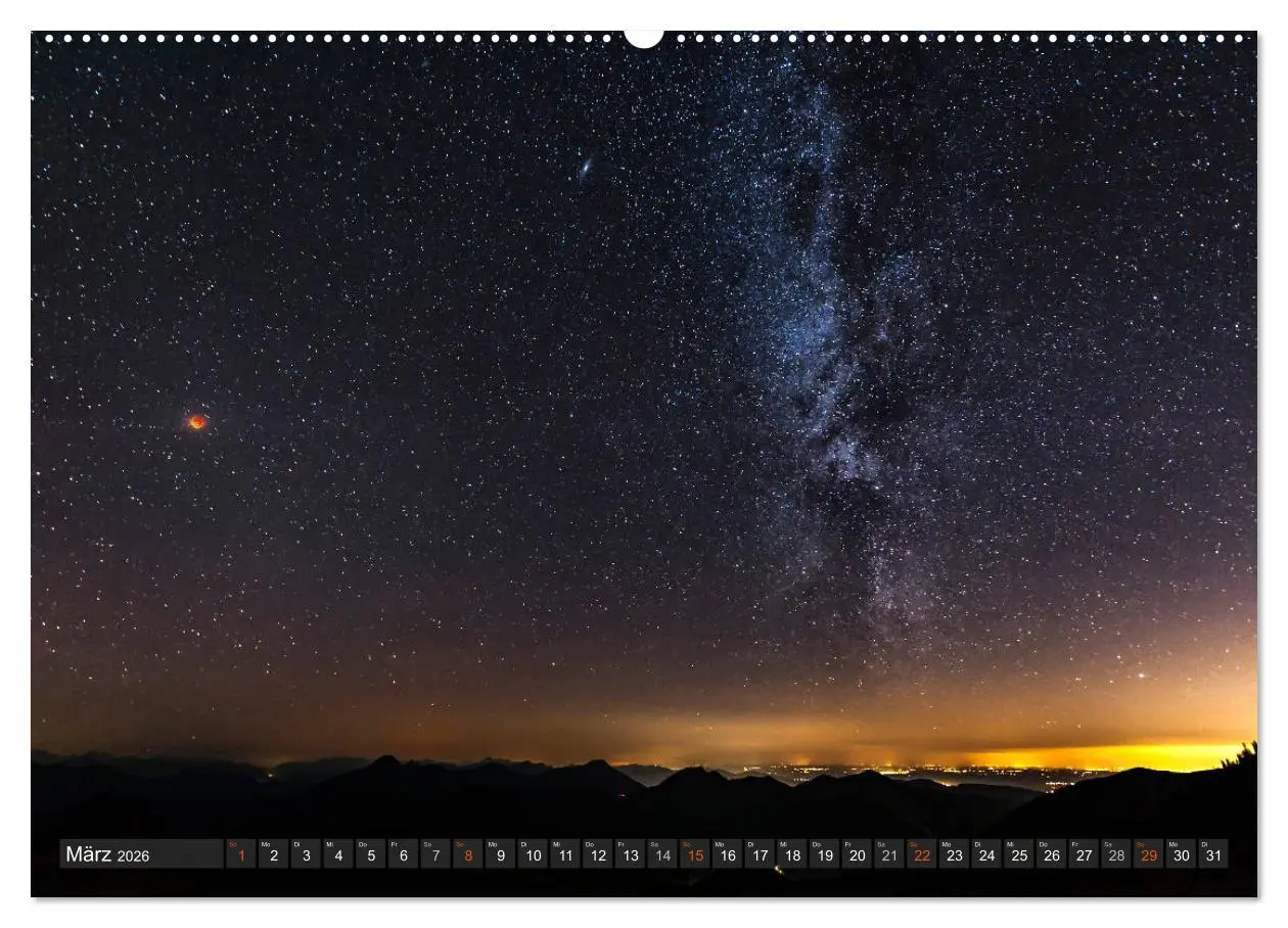 Bild: 9783457890370 | Himmelslichter - Mond und Sterne (Wandkalender 2026 DIN A2 quer),...