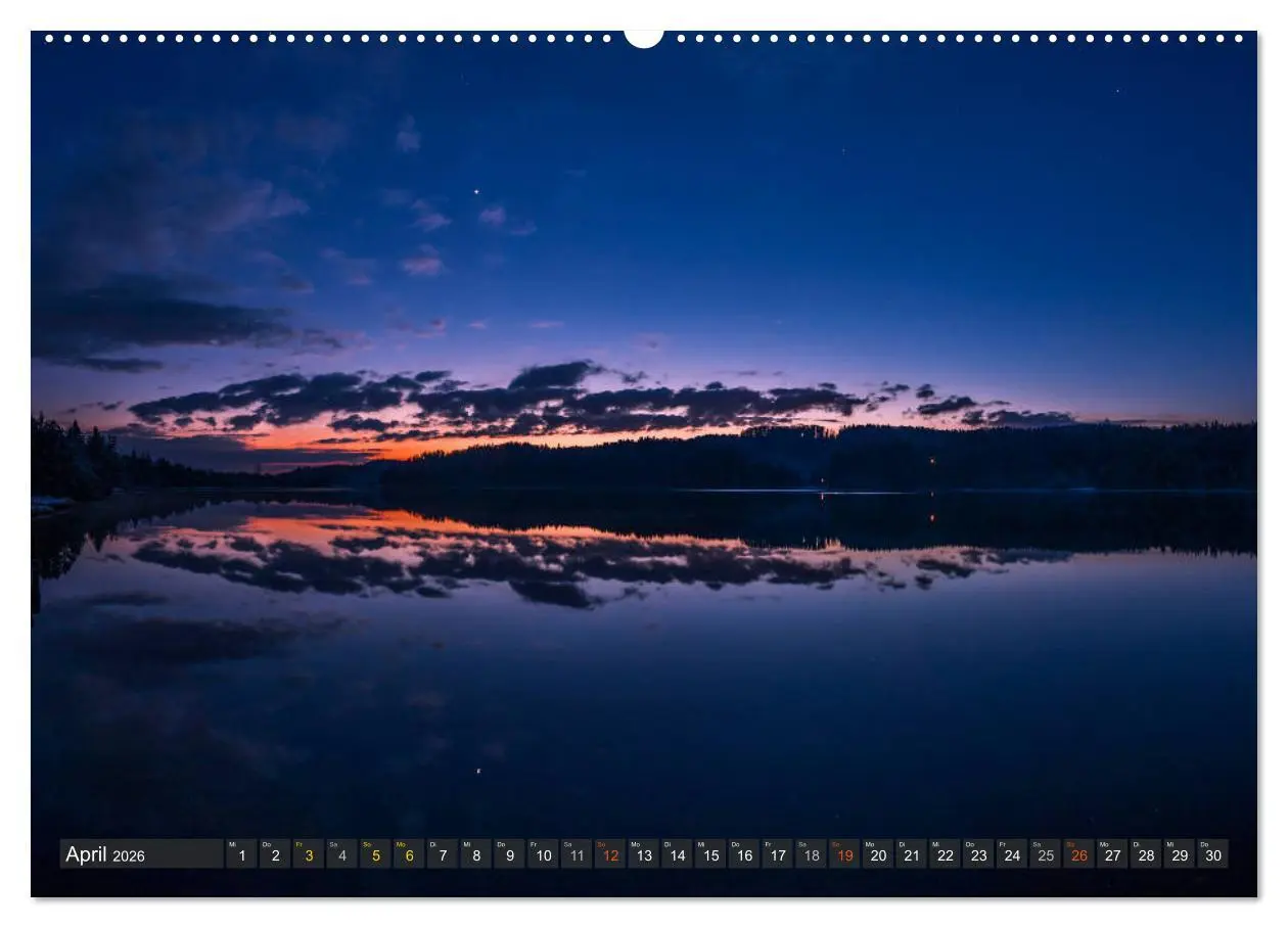 Bild: 9783457890370 | Himmelslichter - Mond und Sterne (Wandkalender 2026 DIN A2 quer),...