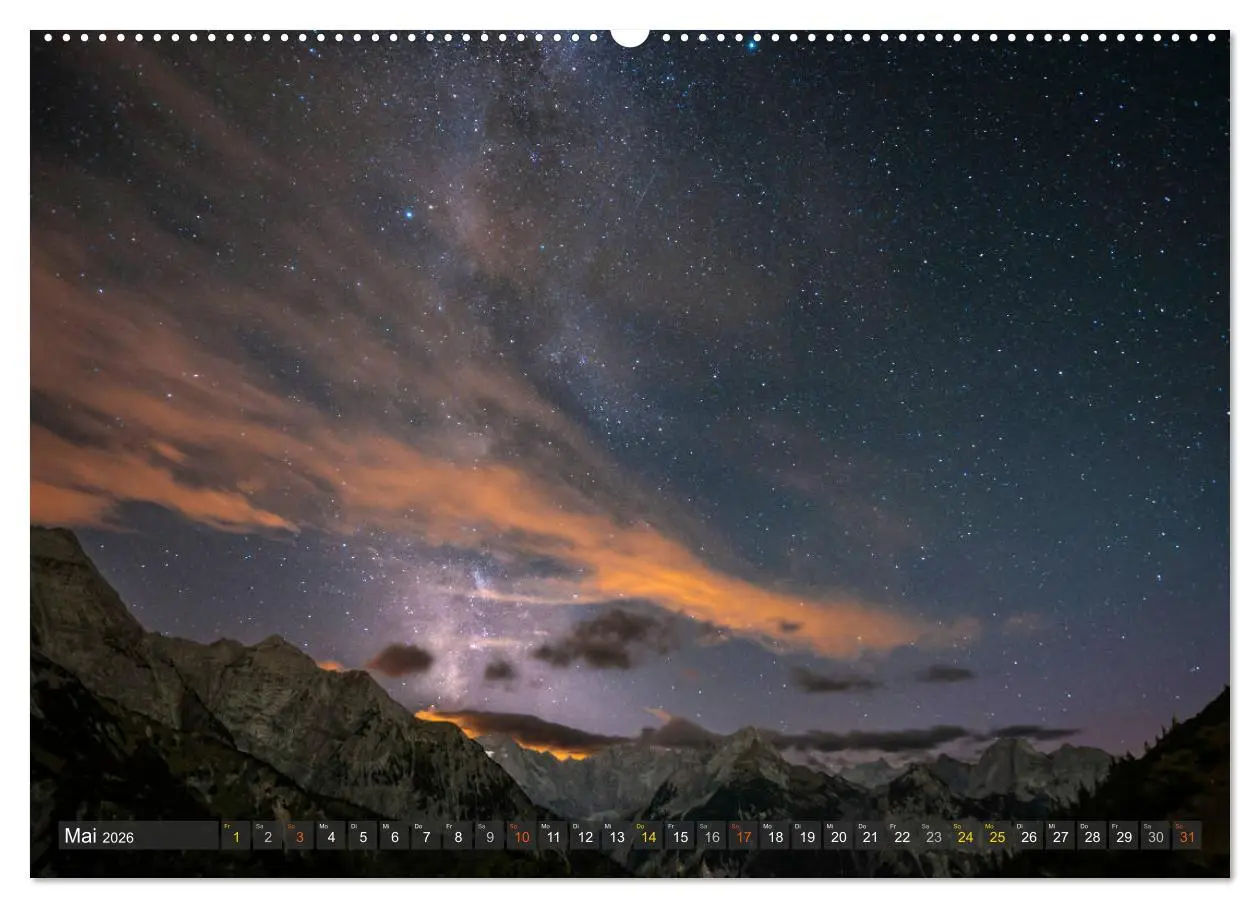 Bild: 9783457890370 | Himmelslichter - Mond und Sterne (Wandkalender 2026 DIN A2 quer),...