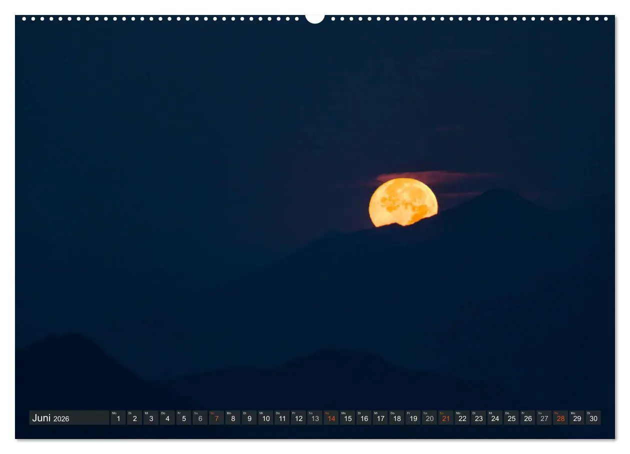 Bild: 9783457890370 | Himmelslichter - Mond und Sterne (Wandkalender 2026 DIN A2 quer),...