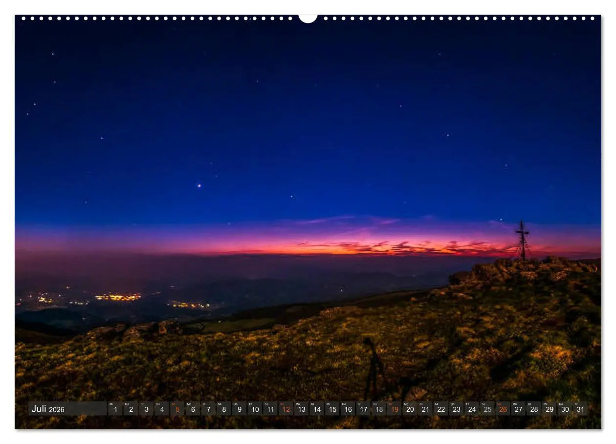 Bild: 9783457890370 | Himmelslichter - Mond und Sterne (Wandkalender 2026 DIN A2 quer),...