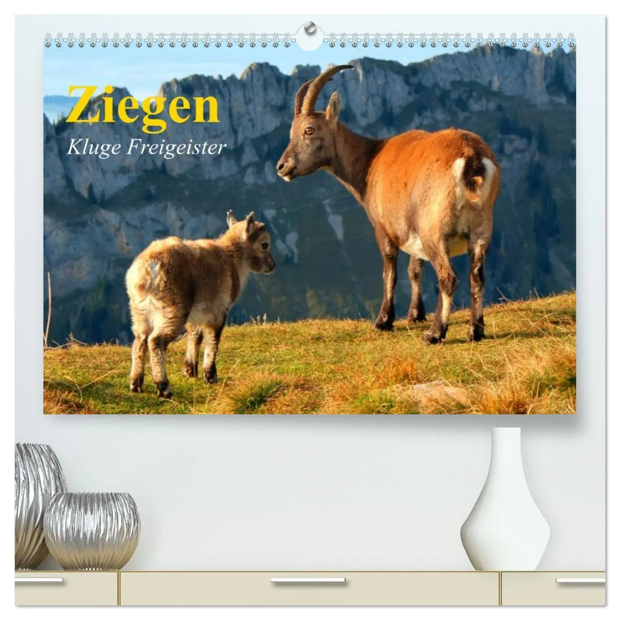Cover: 9783516050370 | Ziegen. Kluge Freigeister (hochwertiger Premium Wandkalender 2026...