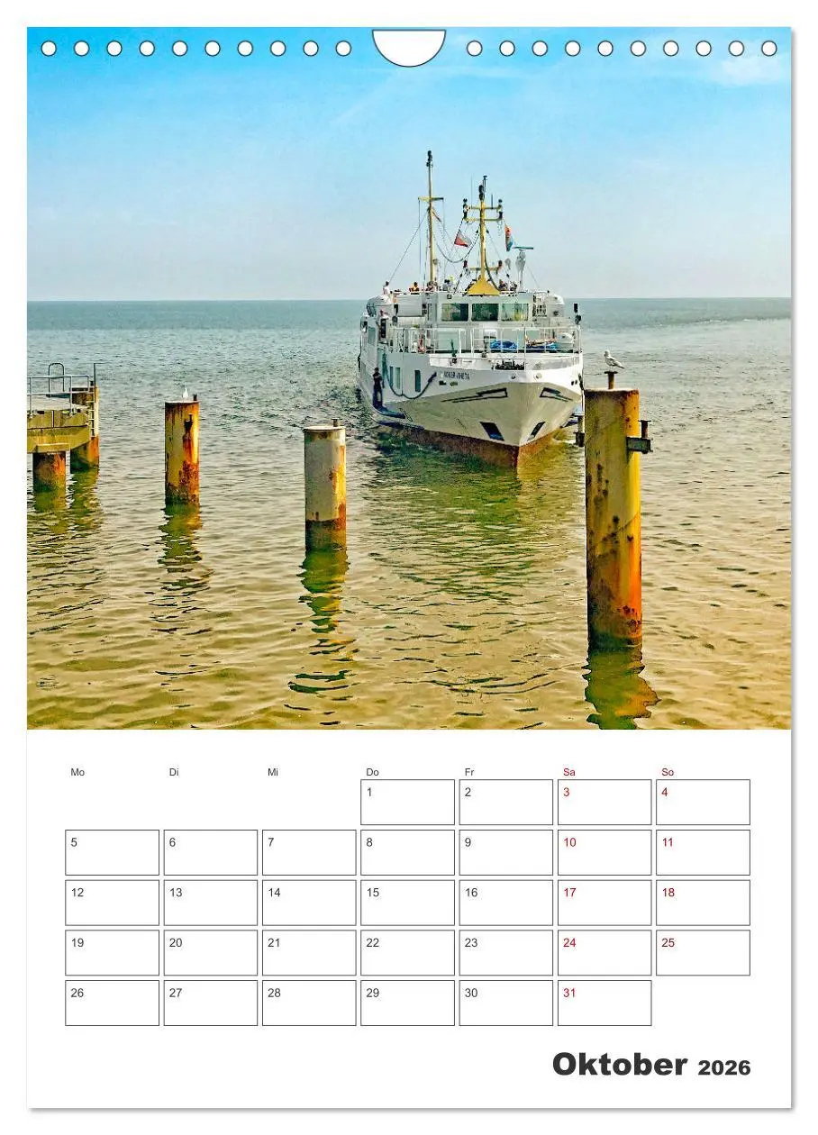 Bild: 9783516360370 | Usedom - Terminplaner (Wandkalender 2026 DIN A4 hoch), CALVENDO...