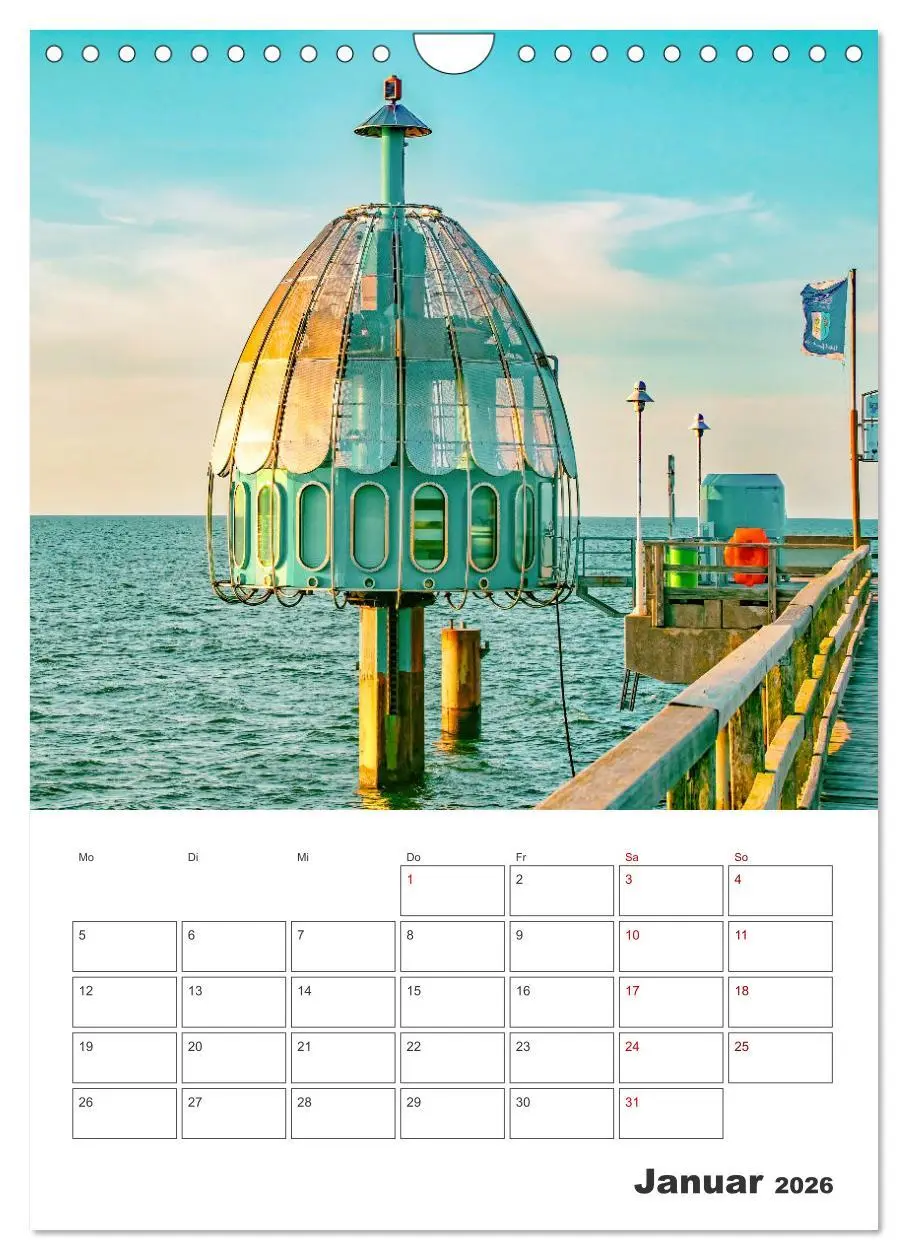 Bild: 9783516360370 | Usedom - Terminplaner (Wandkalender 2026 DIN A4 hoch), CALVENDO...