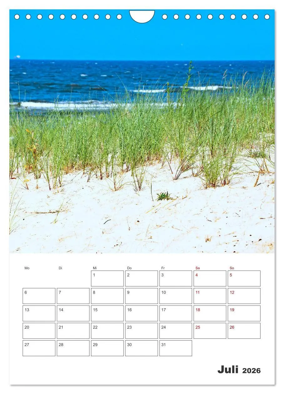 Bild: 9783516360370 | Usedom - Terminplaner (Wandkalender 2026 DIN A4 hoch), CALVENDO...