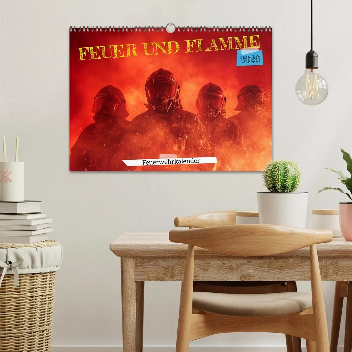 Bild: 9783516670370 | Feuer und Flamme - Feuerwehrkalender (Wandkalender 2026 DIN A3...