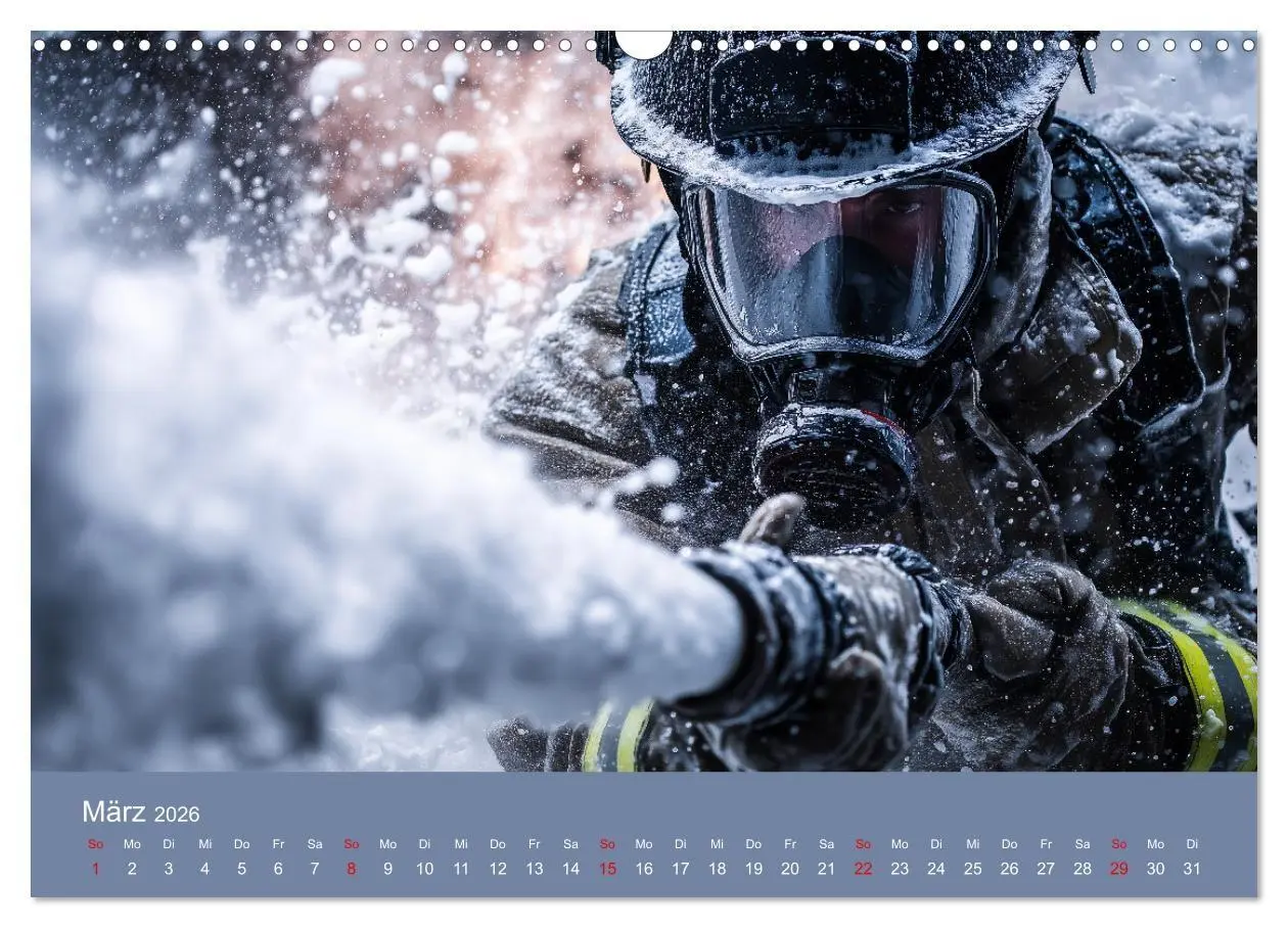 Bild: 9783516670370 | Feuer und Flamme - Feuerwehrkalender (Wandkalender 2026 DIN A3...