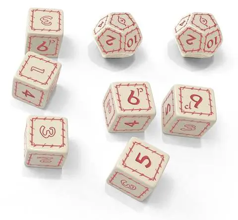 Cover: 7350105220470 | The One Ring RPG White Dice Set | englisch | FreeLeague