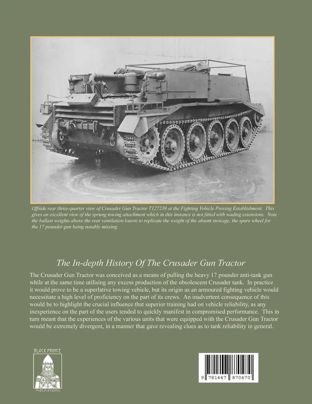 Rückseite: 9781447870470 | Crusader Gun Tractor A Technical History | P. M. Knight | Taschenbuch