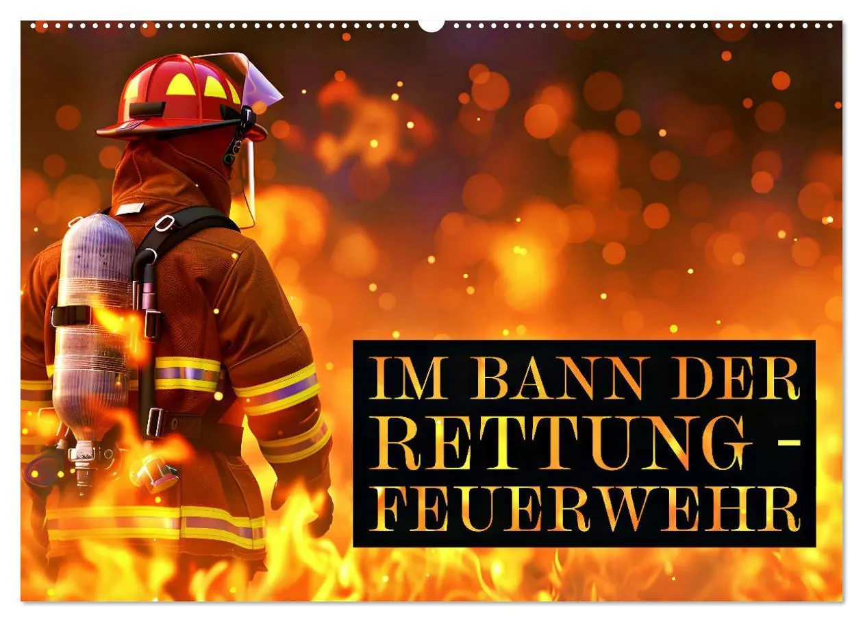 Cover: 9783457260470 | Im Bann der Rettung - Feuerwehr (Wandkalender 2026 DIN A2 quer),...
