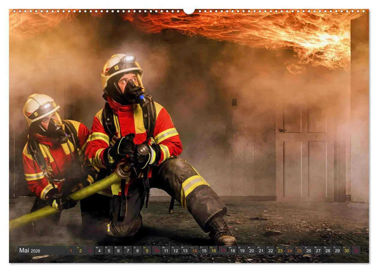 Bild: 9783457260470 | Im Bann der Rettung - Feuerwehr (Wandkalender 2026 DIN A2 quer),...
